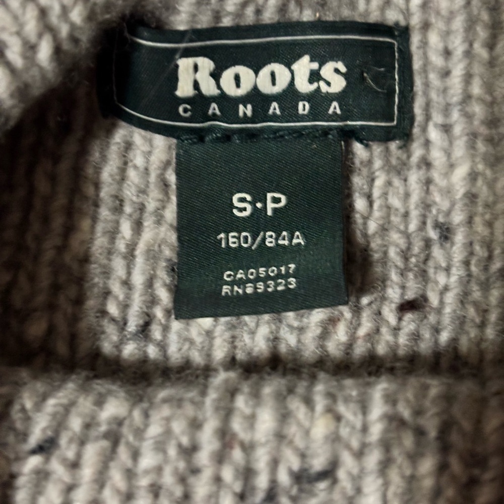 Roots Merino Wool Alpaca Sweater Tunic Turtleneck Cozy Small - Picture 10 of 12